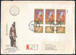 1978 Szocfilex III. Vágott Kisív Ajánlott FDC-n - Autres & Non Classés