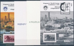 ** 1995/5+KA5a+KA5b+KF5 Singapore '95 4 Db-os Emlékív Garnitúra (30.000) - Autres & Non Classés