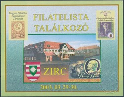 ** 2003/4 Filatelista Találkozó Emlékív (8.000) - Otros & Sin Clasificación