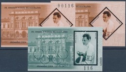 ** 2004/39 + 39FA 35. Országos Ifjúsági Bélyegkiállítás 3 Db Emlékív (4.400) - Altri & Non Classificati