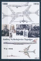 ** 2013/17 Andrej Nyikolajevics Tupoljev Karton Emlékív - Autres & Non Classés