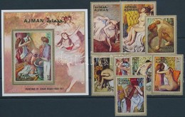 ** 1971 Festmények Sor + Blokk,
Paintings Set + Block
Mi 835-842 + Mi 276 - Altri & Non Classificati