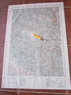 1956 DRVAR BOSNIA JNA YUGOSLAVIA ARMY MAP MILITARY CHART PLAN DONJA PREVIJA POLJICE VRBLJANI MOLIKE Oblačevac - Topographical Maps