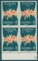 ** 1972 Europa CEPT ívszéli Négyestömb / Mi 71 Block Of 4 - Autres & Non Classés