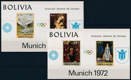 ** 1972 Nyári Olimpia, München Blokk Sor Mi 34-35 - Altri & Non Classificati