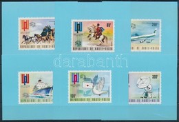 ** 1974 100 éves Az UPU Sor Mi 532-537 Blokkformában - Altri & Non Classificati