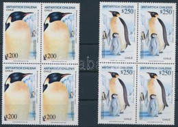 ** 1992 Pingvinek Sor Négyestömbökben,
Penguin Set In Blocks Of 4
Mi 1525-1526 - Autres & Non Classés