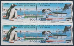 ** 1994 Pingvinek Négyestömb,
Penguins Block Of 4
Mi 1610-1611 - Sonstige & Ohne Zuordnung