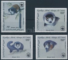 ** 1987 WWF Mongúzmaki Sor,
WWF Mongoose Maki Set
Mi 799-802 - Other & Unclassified