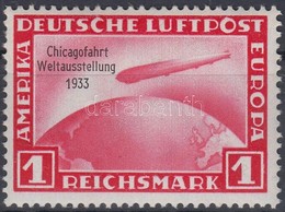 ** 1933 Chicagofahrt 1M Mi 496 (1 Rövid Fog Bal Oldalon / Short Perf On The Left) (Mi EUR 3.400.-) - Autres & Non Classés