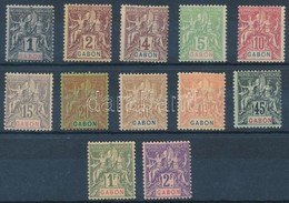 * 1904 Forgalmi Sor 12 értéke Mi 16-22 + 24 + 26-27 + 30-31 - Altri & Non Classificati