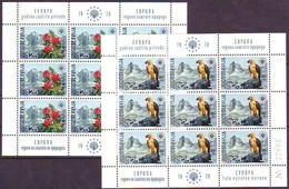 ** 1970 Európai Természetvédelem Kisívpár Mi 1406-1407 - Andere & Zonder Classificatie