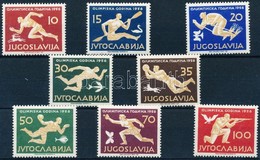 ** 1956 Nyári Olimpia, Melbourne Sor Mi 804-811 - Altri & Non Classificati