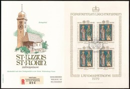 1979 Védőszentek Kisív Mi 734 Ajánlott FDC-n - Otros & Sin Clasificación