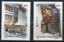 ** 2012 Europa CEPT Látogasson Macedóniába Sor,
Europe CEPT Visit To Macedonia
Mi 627-628 - Altri & Non Classificati