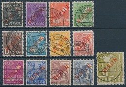 O 1949 Mi 21-33 (29 Foghiba / Perforation Fault) - Sonstige & Ohne Zuordnung