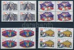 ** 1989 Cirkusz Sor Négyestömbökben,
Circus Set In Blocks Of 4
Mi 1411-1414 - Altri & Non Classificati