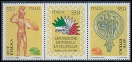 ** 1984 Nemzetközi Bélyegkiállítás Hármascsík,
International Stamp Exhibition Stripe Of 3
Mi 1902-1904 - Autres & Non Classés