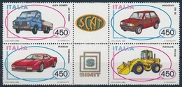 ** 1986 Autók Hatostömb,
Cars Block Of 6
Mi 1980-1983 - Autres & Non Classés