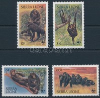 ** 1983 WWF Csimpánzok Sor,
WWF Chimpanzees Set
Mi 713-716 - Andere & Zonder Classificatie
