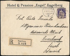 1927 Ajánlott Levél Ausztriába / Registered Cover To Austria - Other & Unclassified