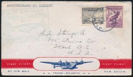 1939 Első Repülő Posta Levél / First Airmail Cover Botwood - Shannon - Autres & Non Classés