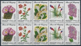 ** 1995 Virágok Tízestömb,
Flowers Block Of 10
Mi 2112-2116 - Autres & Non Classés