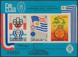 ** 1975 Bélyegkiállítás: Olimpia Vágott Blokk Mi 28 - Andere & Zonder Classificatie