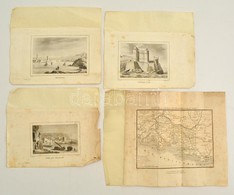 Cca 1800-1840 Réz és Acélmeszet Gyűjtemény. Franciaország Megyéinek Rézmetszetű Térképei, Valamint Acélmetszetű Képek A  - Stampe & Incisioni