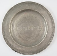 Cc 1800  Monogramos (JF) Jelzett ón Tál, D:33,5 Cm - Otros & Sin Clasificación