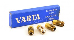 VARTA Zündpillen 2,5 V 4 Db Eredeti Dobozában - Altri & Non Classificati