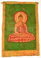 Buddha Batikolt Fali Szövetdísz, 80×53 Cm - Autres & Non Classés