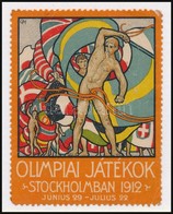 1912 Stockholmi Olimpiai Játékok Levélzáró Bélyeg - Non Classés