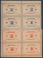 1947 Bélyegnap Levélzáró Emlékív (az ívszél Részlegesen Hiányzik) - Zonder Classificatie