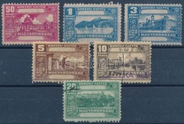 1933-1936 6 Klf Konzuli Illetékbélyeg (A 19-24) (9.000) - Zonder Classificatie