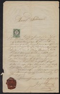 1872 Okmány Határőrvidék 50kr Okmánybélyeggel - Unclassified