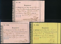 Cca 1853-1920 3 Db Tarnote, Egy Fuvarlevél, Egy Meghívó, Egy Fotó - Zonder Classificatie