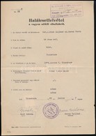 1898, 1948 2 Db Halálesetekkel Kapcsolatos Irat - Non Classés