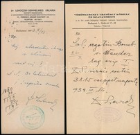 1939-1943 3 Db Orvosi Recept - Zonder Classificatie