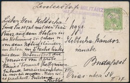 1915 Kisfaludi Strobl Alajosné, Kratochwill Alojzia Lujza (1876-1964) Saját Kézzel írt Levelezőlapja Keltscha Nándor Heg - Zonder Classificatie