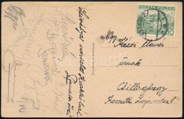 1935 Kassa, Labdarúgók által Aláírt Képeslap,(Szendrődi Lajos, Regős Béla...stb) - Other & Unclassified