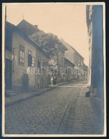 Cca 1930 Budapest, Kinszki Imre (1901-1945) Budapesti Fotóművész által Feliratozott Vintage Fotó (Görög Ucca) - Otros & Sin Clasificación