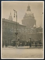 Cca 1933 Kinszki Imre (1901-1945) Budapesti Fotóművész Vintage Fotója A 11-es Villamosról és A Bazilikáról, Jelzés Nélkü - Other & Unclassified