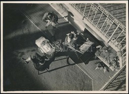 Cca 1936 Kinszki Imre (1901-1945) Budapesti Fotóművész Aláírással és Pecséttel Jelzett Vintage Alkotása, 12,5x17,5 Cm - Sonstige & Ohne Zuordnung