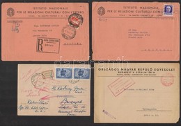 Cca 1938-1950 Magyar Pilóta Hagyatéka, összesen 15 Db, Köztük Fotók, Levelek - Other & Unclassified