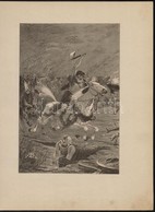 1890 Louis Vallet (1856-1940 Lovas Katonákat ábrázoló 5 Db Színes Fametszet. / Wood Engravings Of Horses And  Soldiers.  - Otros & Sin Clasificación