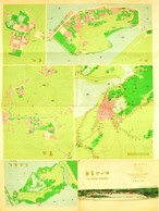 1959 Kínai Térkép, Szakadással, 38×54 Cm - Andere & Zonder Classificatie