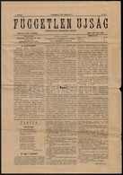 1903 A Rákospalotai Független Újság I. évf 6. Száma. - Ohne Zuordnung