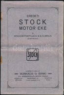 1916 Eredeti Stock Motor Eke  Fényképes Reklám Katalógus 24p. - Non Classificati