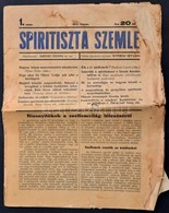 1935 A Spiritiszta Szemle 1. Száma, Szakadásokkal - Non Classificati